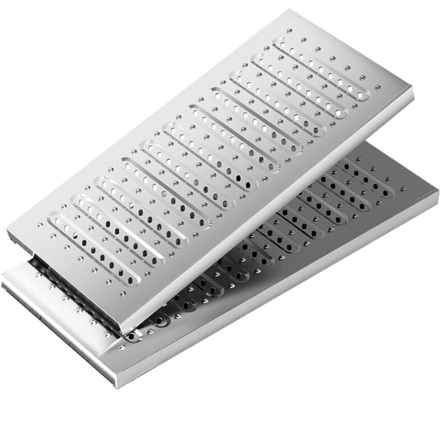 瑶海不锈钢沟盖板展示